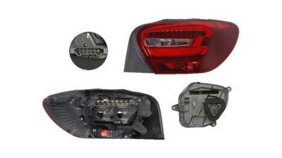 Stop spate lampa Mercedes Clasa A (W176), 01.2015-, spate, Dreapta, LED+P21W+PY21W; cu suport becuri, OEM/OES