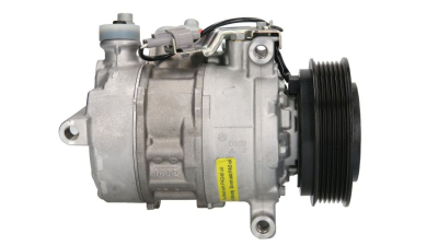 Compresor aer conditionat Mercedes Clasa A (W176), 2012-2018, motorizare 1.5 CDI 66/80kw, A160 CDI/A180 CDI BlueEFFICIENCY; diesel, rola curea 115 mm, 6 caneluri, de tip Denso: 6SAS14C