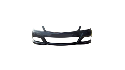 Bara fata Mercedes Clasa C (W204) 03.2011-, Grunduita, cu gauri pentru senzori parcare, cu gauri pentru fixare ornamente bara, 2048806347