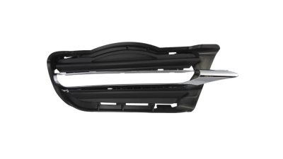 Grila bara fata Mercedes Clasa C (W204), 03.2011-2014, Stanga, 2048802524, 50D127-7 insertie crom Model AMG