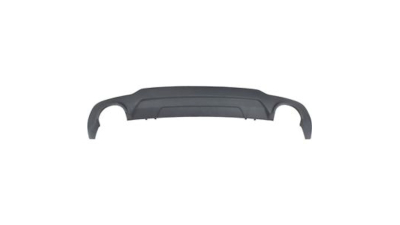Spoiler bara spate Mercedes Clasa E W204 03.2011-2014, parte montare cu 2 gauri pentru evacuare, 50D199, Aftermarket