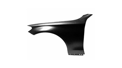 Aripa fata Mercedes Clasa C W205 01.2014-, parte montare stanga, metal, fara gaura semnalizator, 50D201, Aftermarket