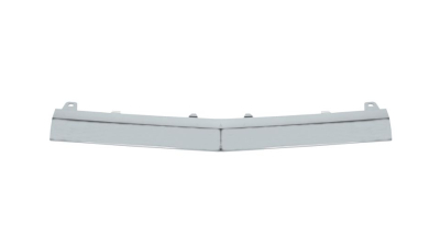 Bandou bara protectie Mercedes Clasa C (W205), 01.2014-, Fata, partea centrala, cromat, Aftermarket