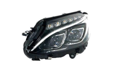 Far Mercedes Clasa C W205, 01.2014-, partea Stanga, electric, fara motoras, fara unitate control led, Magneti Marelli