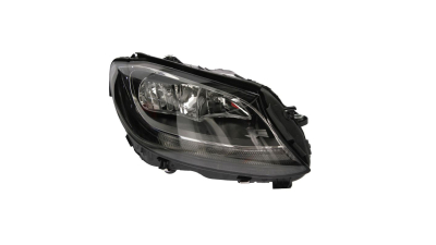 Far Mercedes Clasa C W205, 01.2014-, partea Dreapta, electric, tip bec H7+H7+PWY24W, cu motoras, cu lumini de zi cu LED, Magneti Marelli
