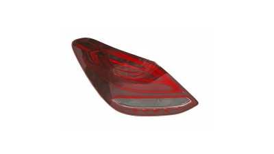 Stop spate lampa Mercedes Clasa C W205, 01.2014-, partea Stanga, LED+PY21W+W16W, fara inscriptie "Mercedes Benz", cu lampa ceata, cu suport bec, ULO