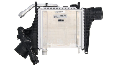 Intercooler Mercedes Clasa E (W213), 05.2018-, Clasa CLS (C257), 05.2018-, motor 2.0 T 220kw, benzina, cu/fara AC, aluminiu brazat/plastic, 207x197x64 mm, Behr/Hella, intercooler racire apa 