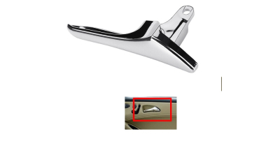 Maner deschidere usa interioara Mercedes Clasa E (W211) 03.2002-12.2009; Clasa C (W205), 01.2014- Fata=Spate, partea Dreapta, cromate; numai levierul, Aftermarket