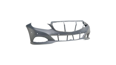 Bara fata Mercedes Clasa E W212 Sedan/Combi 02.2013- Model Avangarde, parte montare grunduita, cu gauri senzori parcare, 50E1074J, Aftermarket
