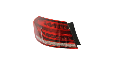 Stop spate lampa Mercedes Clasa E (W212) 02.2013-2016 Model Sedan, partea Stanga, partea exteRioara, LED, carcasa neagra, Depo