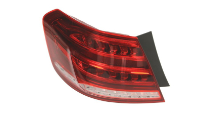 Stop spate lampa Mercedes Clasa E (W212) Sdn/Combi, 02.13- Sedan, spate, omologare ECE,cu suport bec, cu LED, carcasa rosie, exterior, 2129060557; 2129068702; A2129060557; A2129068702, Stanga