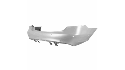 Bara spate Mercedes Clasa E W212 Sedan/Combi 02.2013- Model Sedan, parte montare grunduita, cu gauri senzori parcare, 50E196-1, Aftermarket