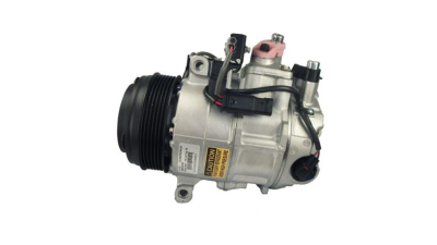 Compresor aer conditionat Mercedes Clasa C (W204), 2007-2014, motorizare 1.6 compressor, C180 Kompressor BlueEfficiency; benzina; 2.1 CDI, C250 CDI BlueEfficiency; diesel, rola curea 110 mm, 6 caneluri, de tip Denso: 6SBU16C