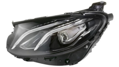 Far Mercedes Clasa E (W213) 03.2016-, partea Stanga, electric, fara inscriptie Mercedes, fara unitate control led, cu motoras, Hella