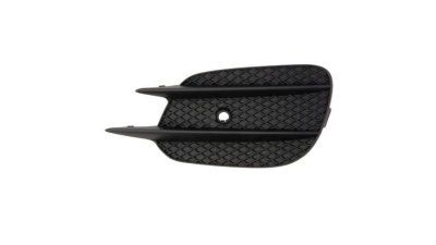 Grila bara Mercedes Clasa E (W213), 03.2016-, Fata, partea Stanga, cu gauri pentru Senzori de parcare (PDC); fara locas proiector, Aftermarket