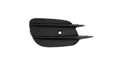 Grila bara Mercedes Clasa E (W213), 03.2016-, Fata, partea Dreapta, cu gauri pentru Senzori de parcare (PDC); fara locas proiector, Aftermarket