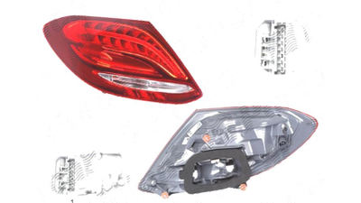 Stop spate lampa Mercedes Clasa E (W213), 03.2016-, spate, Stanga, LED+PY21W+W16W; cu suport becuri, AL (Automotive Lighting)