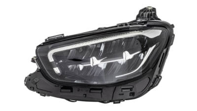 Far MERCEDES Clasa E (W213). 07.2020-, partea Stanga, HELLA, LED; electric; fara unitate control LED; cu motor; LED; fara a intoarce sistemul de iluminat