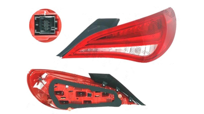Stop spate lampa Mercedes Clasa Cla (C117), 04.2013-, spate, Dreapta, LED, AL (Automotive Lighting)
