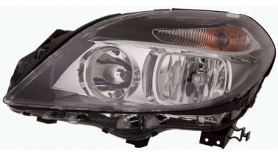 Far Mercedes Clasa B (W246), 09.2011-, partea stanga, electric, tip bec H7+H7, cu motoras, Depo
