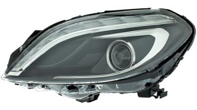 Far Mercedes Clasa B (W246), 09.2011-, partea stanga, electric, fara motoras, cu becuri, tip bec D1S, Magneti Marelli