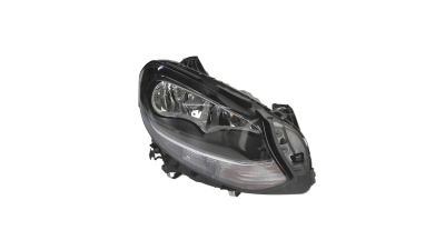 Far Mercedes Clasa B (W246), 09.2014-, partea Dreapta, electric, cu LEDuri de zi, tip bec H7+H7, cu motoras, Magneti Marelli