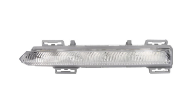 Lumina de zi Mercedes Clasa B (W246), 09.2011-10.2014, Clasa Sl (R231), 12.2011-, partea Stanga, dreptunghiular; LED; carcasa gri; Omologare: ECE, ULO