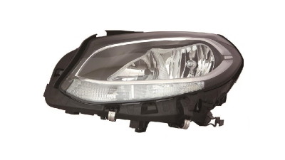 Far Mercedes Clasa B (W246), 09.2014-, partea Stanga, cu lumina timp de zi tip LED; tip bec H7+H7+LED+PY21W; electric; cu motor, DEPO