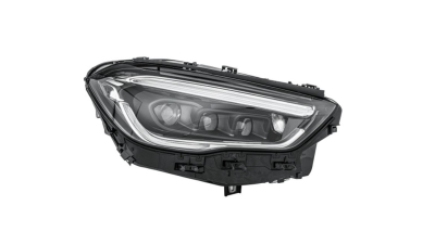 Far MERCEDES Clasa GLA (H247), 06.2020-, partea Dreapta, HELLA, cu lumina dinamica pentru viraje; cu lumina viraje statica, 6 functii; fara marcaj MERCEDES-BENZ; marcaj Multibeam LED, fara unitate control LED; cu modul LED, Tip : Multibeam LED
