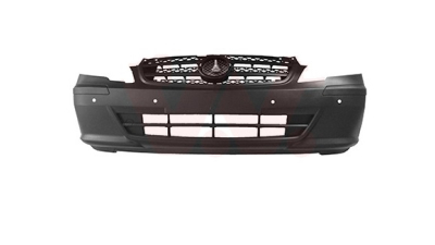 Bara fata Mercedes Vito/ Viano (W639), 10.2010-2014, cu gauri pentru Senzori de parcare (PDC); Texturat, Aftermarket