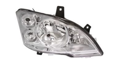 Far Mercedes Vito/ Viano (W639), 10.2010-, Electric, tip bec H7+H7+H7,omologare ECE, cu motoras, cu lumini de zi, 6398201961; A6398201961, Dreapta, marca DEPO