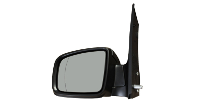 Oglinda exterioara Mercedes Vito/ Viano (W639) 10.2010-2014 partea stanga View Max crom asferica carcasa neagra reglare manuala fara incalzire
