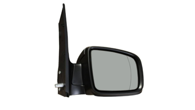 Oglinda exterioara Mercedes Vito/ Viano (W639) 10.2010-2014 partea dreapta View Max crom asferica carcasa neagra reglare manuala fara incalzire