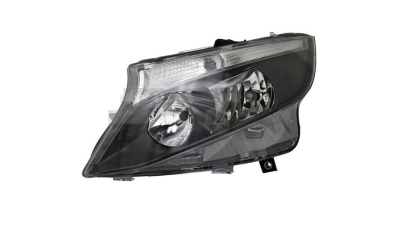 Far Mercedes Vito/Clasa 5 (W447), 04.2014-, partea Stanga, fara inscriptia Mercedes Benz; cu lumina de zi; H15+H7+PY21W; electric; negru; cu motor, TYC