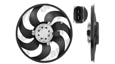 GMV ventilator radiator Mercedes Viano / Vito (W639), 05.2013-2014, motor 2.1 CDI, 3.0 CDI, diesel, 320 mm; 2 pini, 
