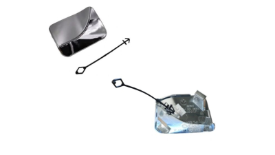 Ornament carlig de remorcare MERCEDES Clasa ML (W166), 11.2011-09.2015, fata, , cromat, fara modele AMG