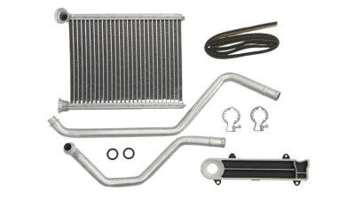 Radiator Incalzire Mercedes GL/GLS (X166), 11.2015-, GLS 400, GLS 500; GLS 63 AMG motor 3.0 V6k, 4.7 V8 T, 5.5 V8 T, benzina, cu conducte, aluminiu brazat/aluminiu, 200x147x26 mm, SRLine