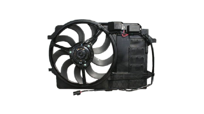 GMV radiator electroventilator Mini One (R50/52), 09.2000-03.2003 Motorizare 1, 6; Benzina, tip climatizare cu AC, cutie M/A dimensiune 260W/400mm, cu 3 pini, plastic, Aftermarket