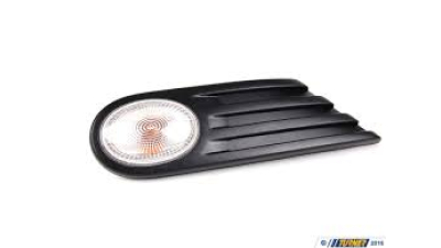Lampa semnalizare aripa Mini One/Cooper/Clubman/Clubvan/Coupe/Roadster/Cabrio (R56/57/58/59), 07.07-, alba,cu buza, omologare ECE/SAE, 63132754254, Dreapta