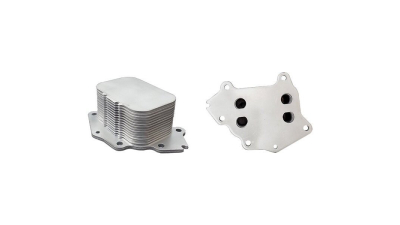 Radiator racire ulei motor, termoflot Peugeot 2008, 03.2013-, motor 1.6 e-HDI, 68/84 kw, diesel, 65x94x52 mm, garnituri incluse, din aluminiu