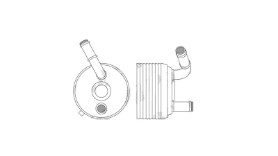 Radiator ulei motor, Termoflot Mini Countryman/Paceman 2010-2015, Mini 2007-2015, 98x98x64mm, BestAutoVest 5102L8-4