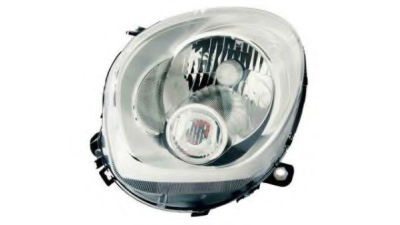 Far Mini Countryman (R60), 08.2010-, Mini Paceman (R61), 03.2013-, Electric, tip bec H4, fara motoras, omologare ECE, semnalizare alba, 63129801027; 9801027, Stanga