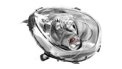 Far Mini Countryman (R60), 08.2010-, Mini Paceman (R61), 03.2013-, Electric, tip bec H4, fara motoras, omologare ECE, semnalizare alba, 63129801028; 9801028, Dreapta
