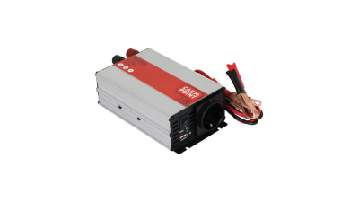 Invertor de tensiune auto Carpoint 12V-230V 600W 50Hz cu protectii la supra-sarcina , scurt-circuit, Port USB 