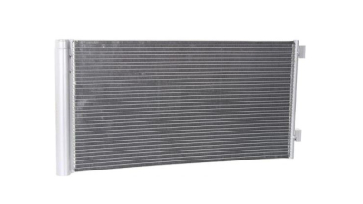 Condensator climatizare MINI Cooper D; Clubman (R55), 09.2010-2015, motor 1.6 D, 82 kw diesel, cutie manuala, full aluminiu brazat, 660(630)x345x12 mm, cu uscator si filtru integrat