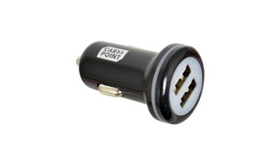 Incarcator auto Carpoint pentru USB de la priza auto , 2xUSB, 12V/ 24V, iesire 5V 2.4A, adaptor usb auto