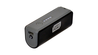 Acumulator extern, Powerbank Carpoint Ultra Compact Emergency, intrare 12/24V, Lithium Ion, 2200mAh, iesire 5V 1A, 5W