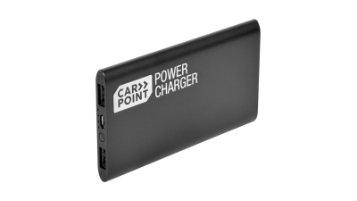 Acumulator extern, Powerbank Carpoint Ultra Slim, intrare 5V 1A, Li-Polymer, 4000mAh, iesire 5V 2A