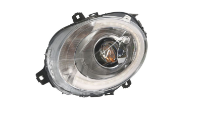 Far Mini One/Cooper/S (Hatch/Clubman) F55/F56, 07.2015-03.2018, partea Stanga, fara marcaje producator masina; bi-LED; cu lumina timp de zi tip LED; LED; electric; fara unitate control LED, VALEO