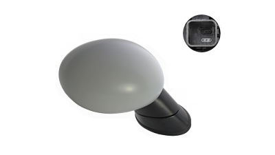 Oglinda exterioara Mini One/Cooper/S, 02.2014-, Dreapta, reglare electrica; grunduit; incalzita; geam convex; cromat; 5 pini, View Max